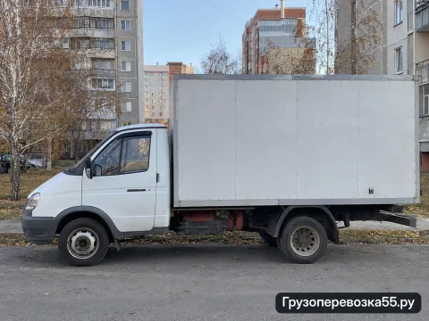 Газель 5 м · Тент · 3 т — перевозчик Пётр, Омск