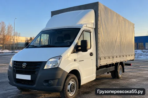 Газель стандарт 3 м · Будка · 1,5 т — перевозчик ГрузОмск55, Омск