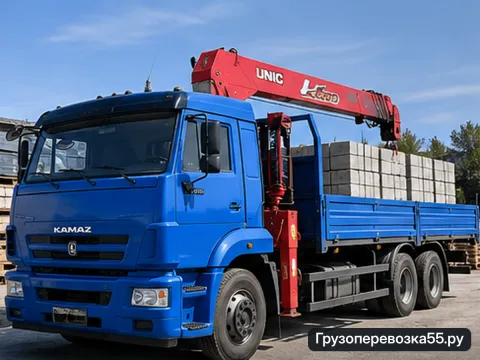 КамАЗ 65117 с КМУ · Манипулятор · 10 т — перевозчик Сергей, Омск